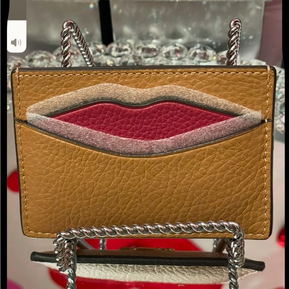 NWT COACH LIPS 👄 CARD HOLDER still in protective wrap - Picture 5 of 6